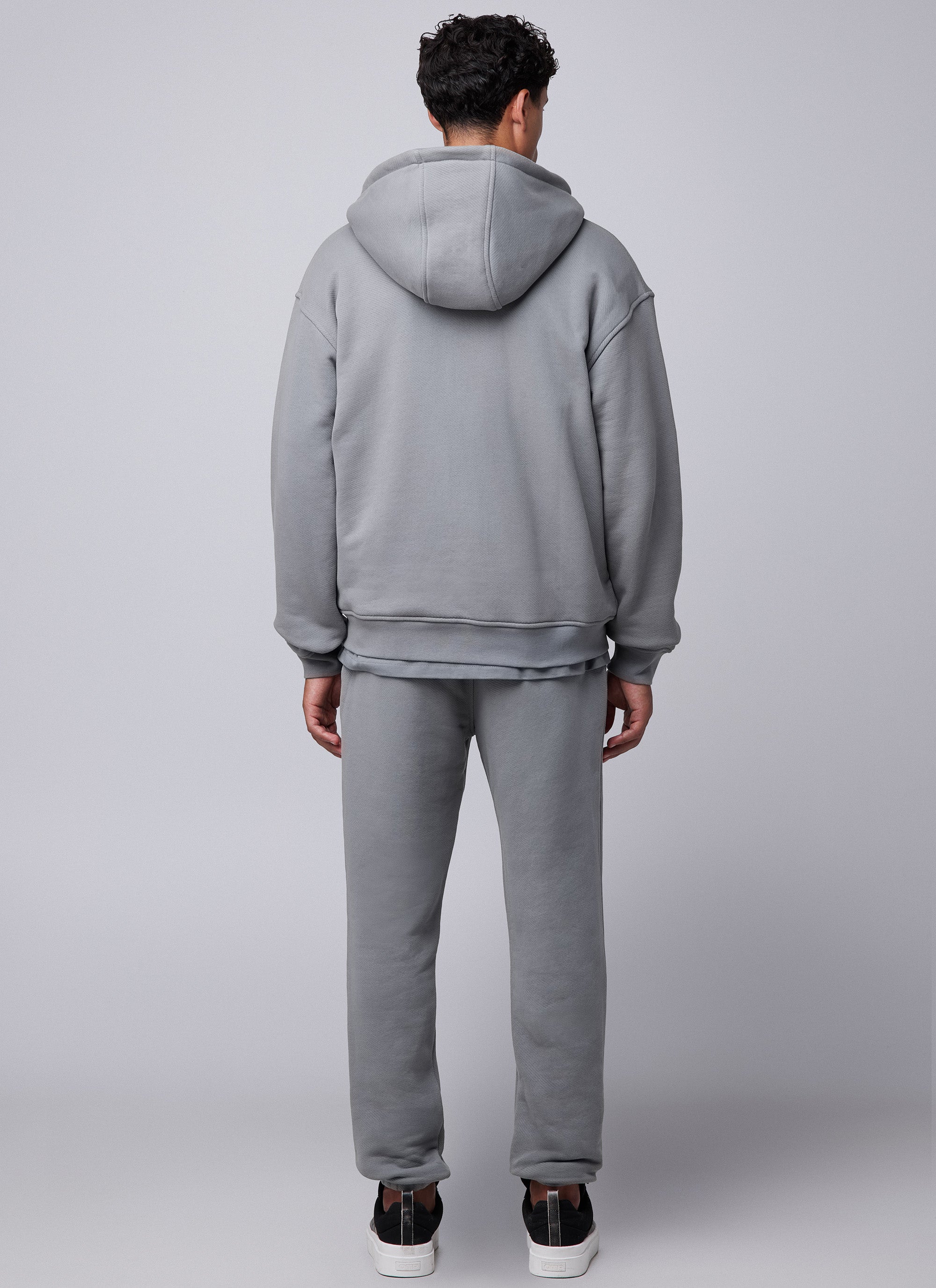 Sudadera con capucha de cremallera completa Wardrobe Essentials | Ultimate Grey
