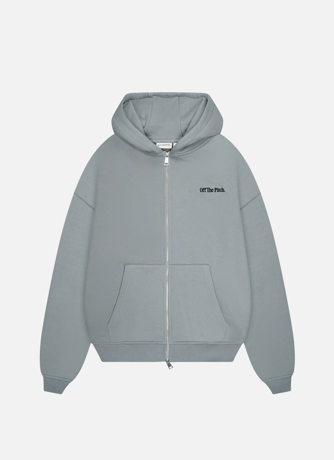 Wardrobe Essentials Full Zip Hood | Ultimate Grey