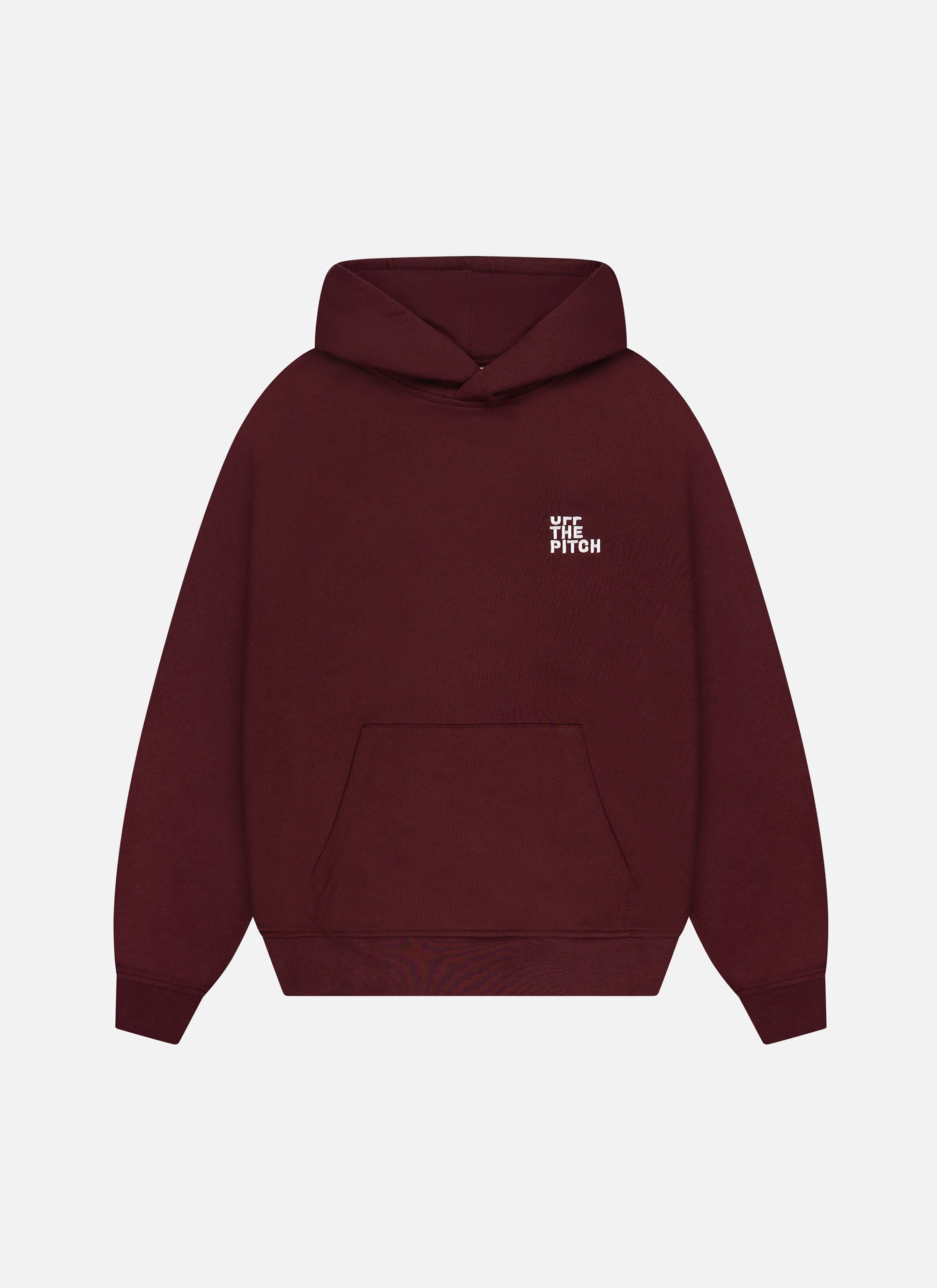 Full Stop Hood | Dark red