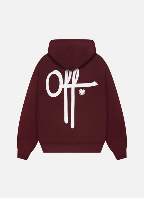 Full Stop Hood | Dark red