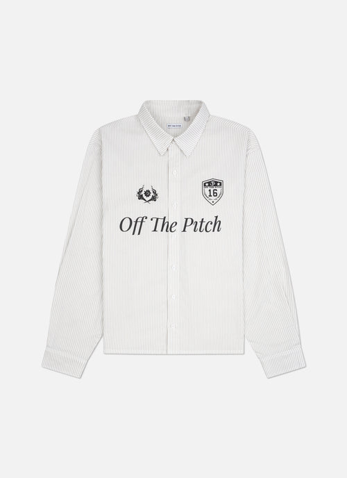 Strike Cropped Shirt | Crema