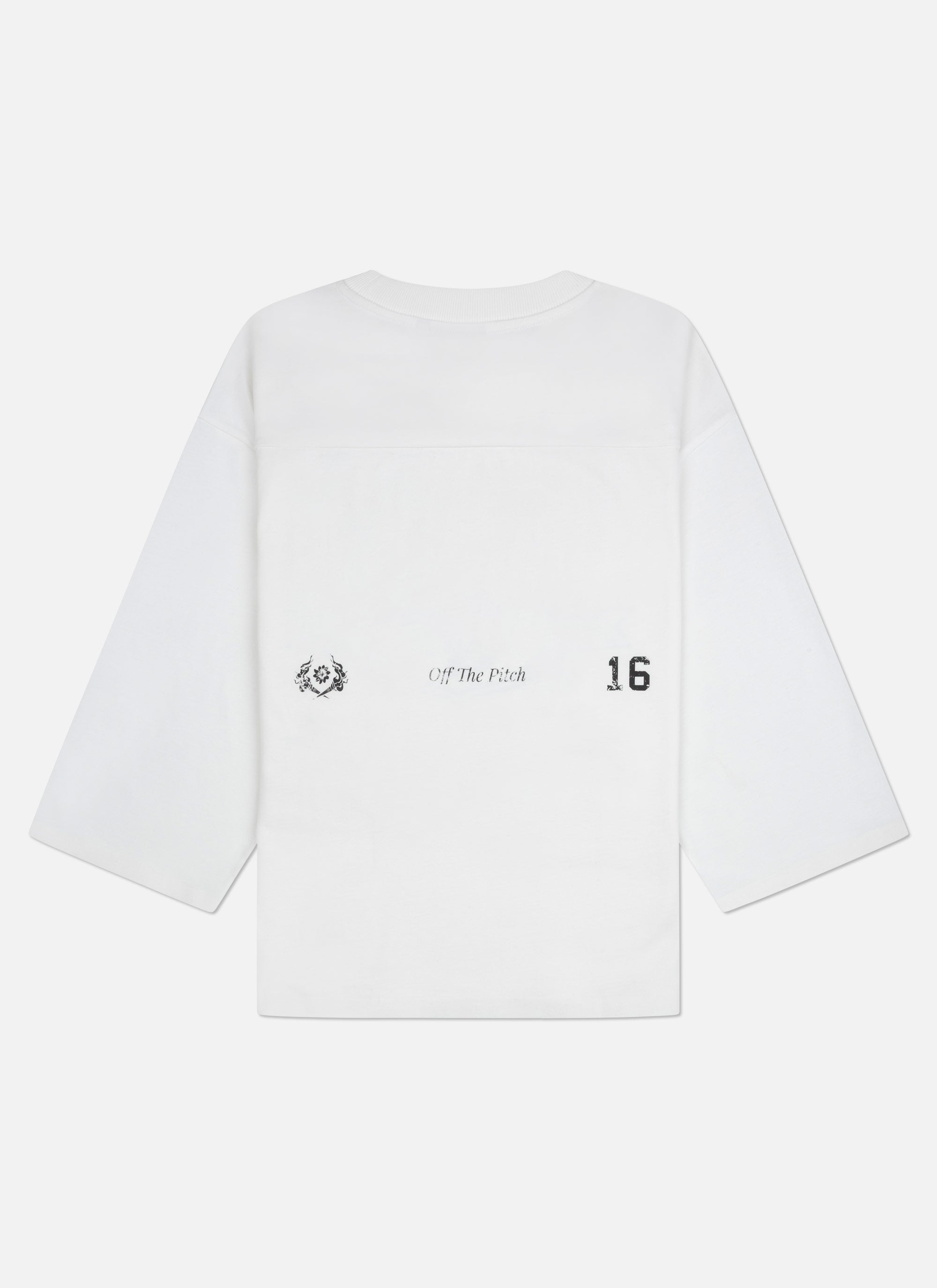 Pitch Pro Raw Edge 3/4 Tee | Off White