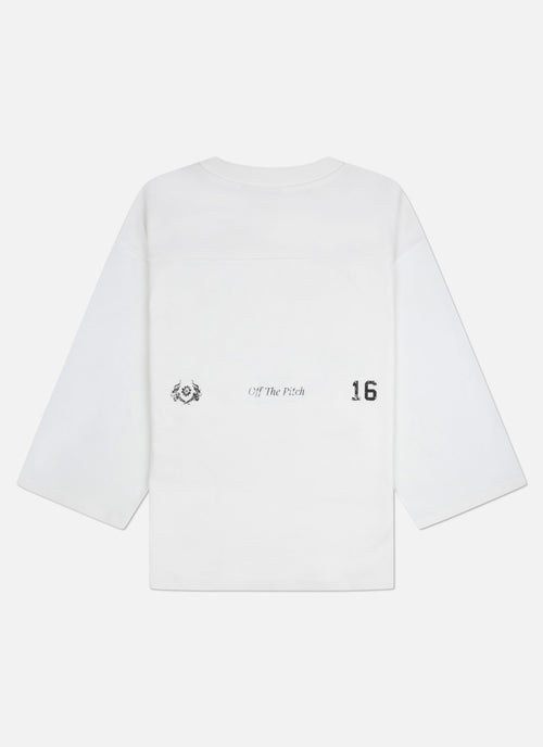 Pitch Pro Raw Edge 3/4 Tee | Off White