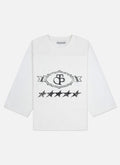 Pitch Pro Raw Edge 3/4 T-shirt | Gebroken wit