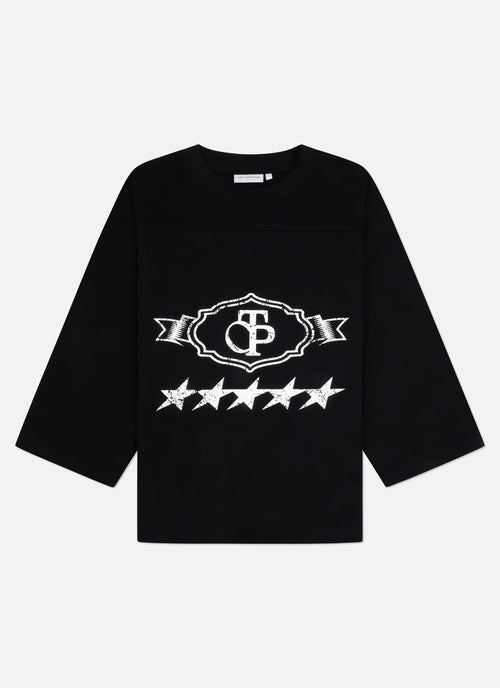 Pitch Pro Raw Edge 3/4 T-shirt | Zwart
