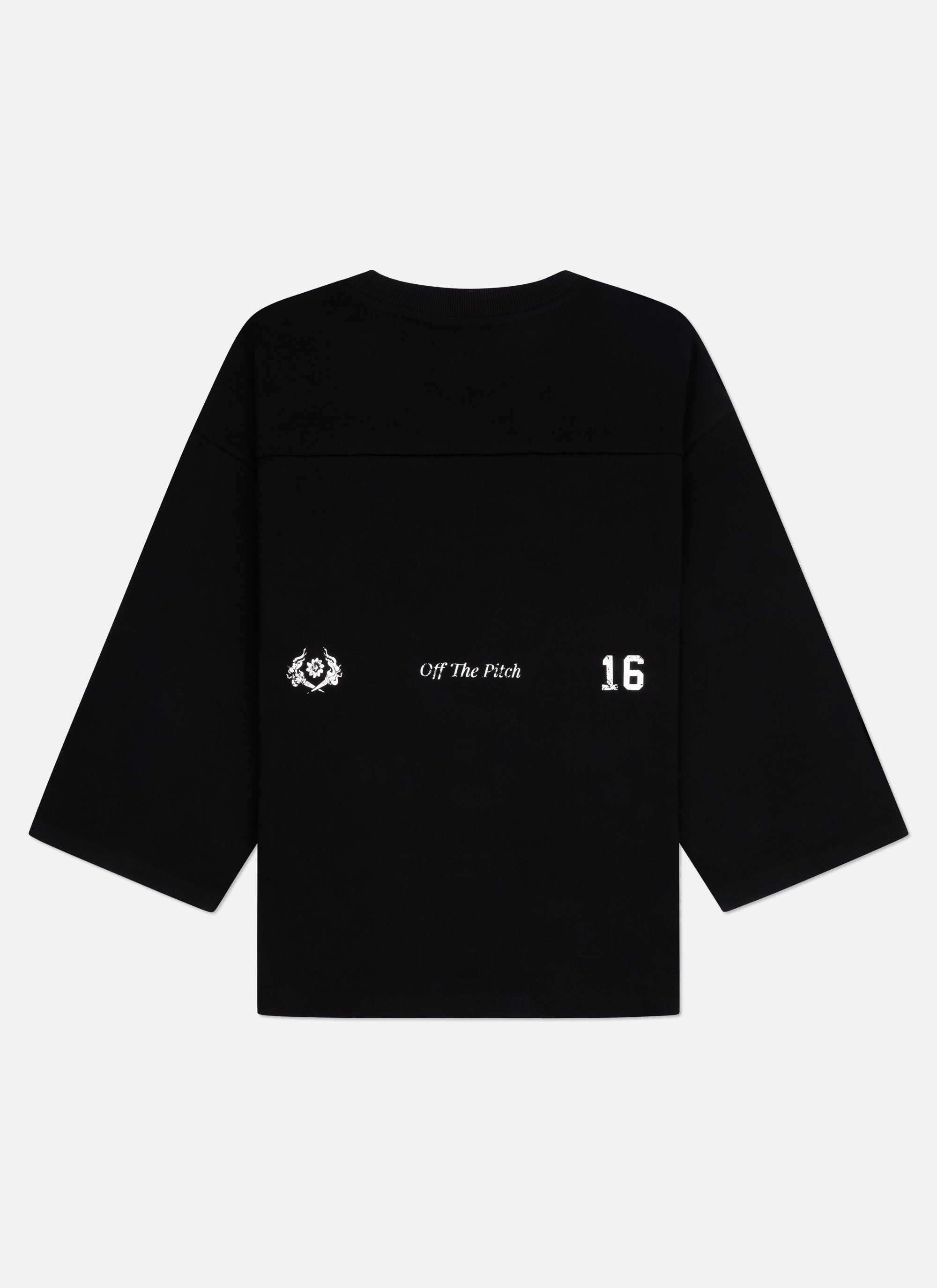 Pitch Pro Raw Edge 3/4 Tee | Black