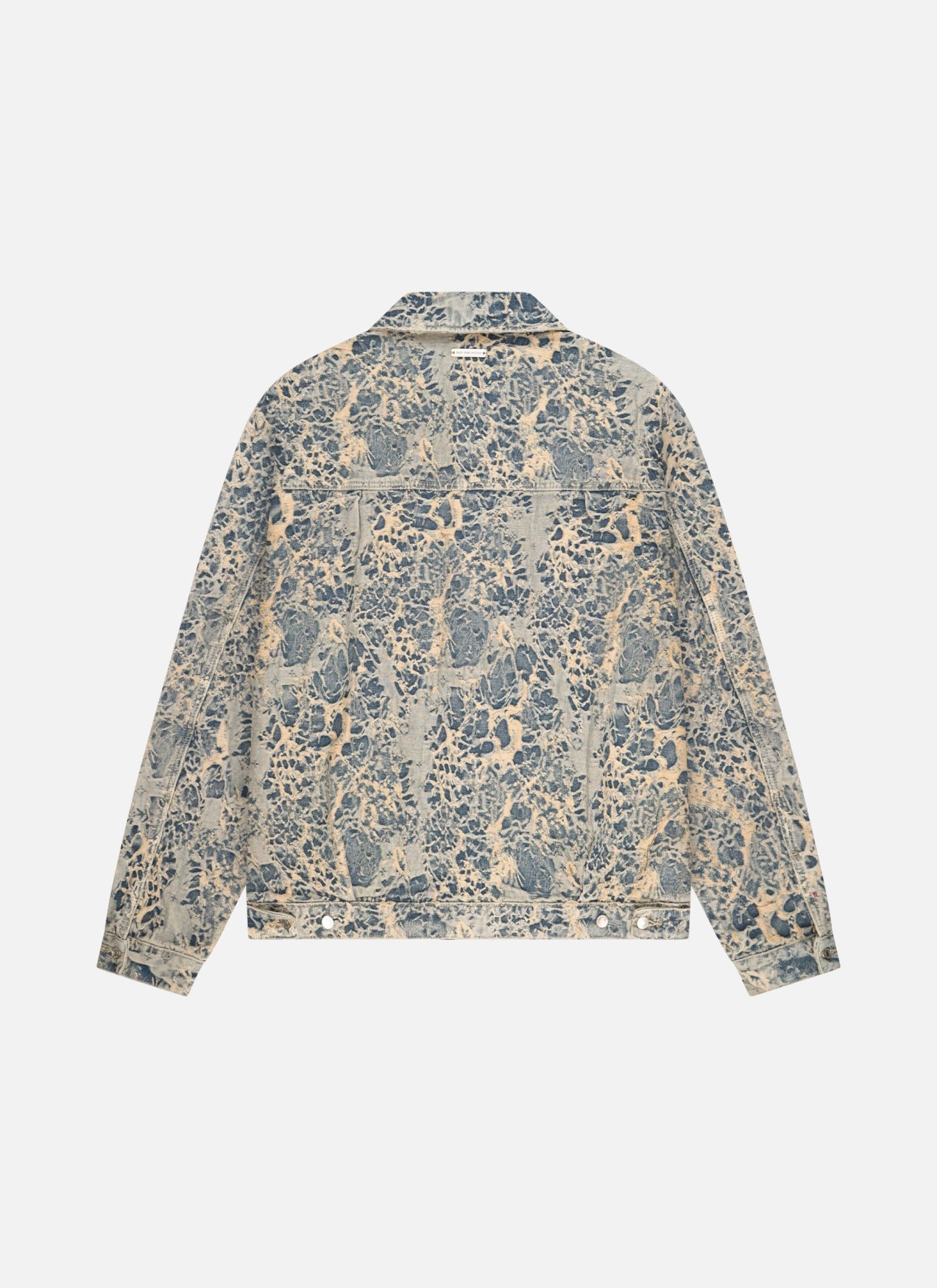 Jacquard Denim Jacket | Dusty Blue