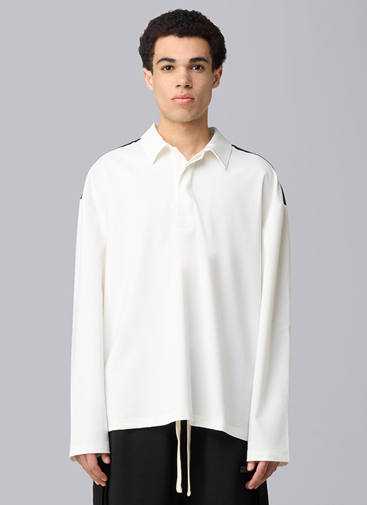 Satin Panel Shirt | Off White
