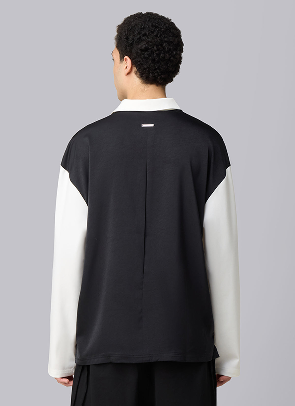 Satin Panel Shirt | Off White
