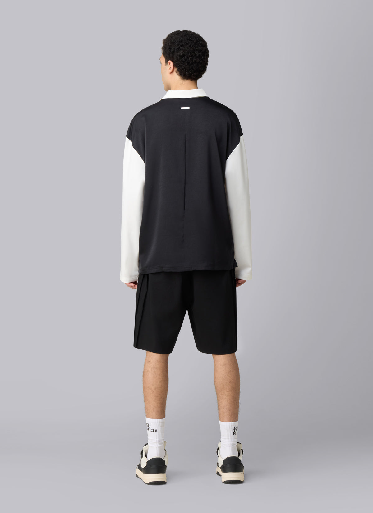 Satin Panel Shirt | Off White