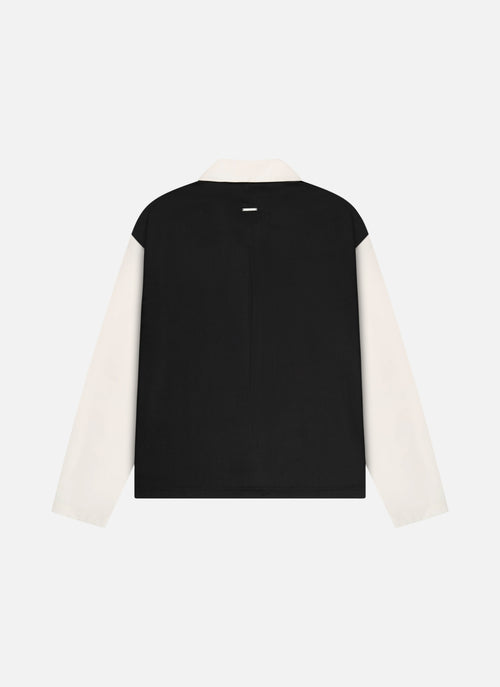 Satin Panel Shirt | Off White