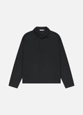 Satin Panel Shirt | Black