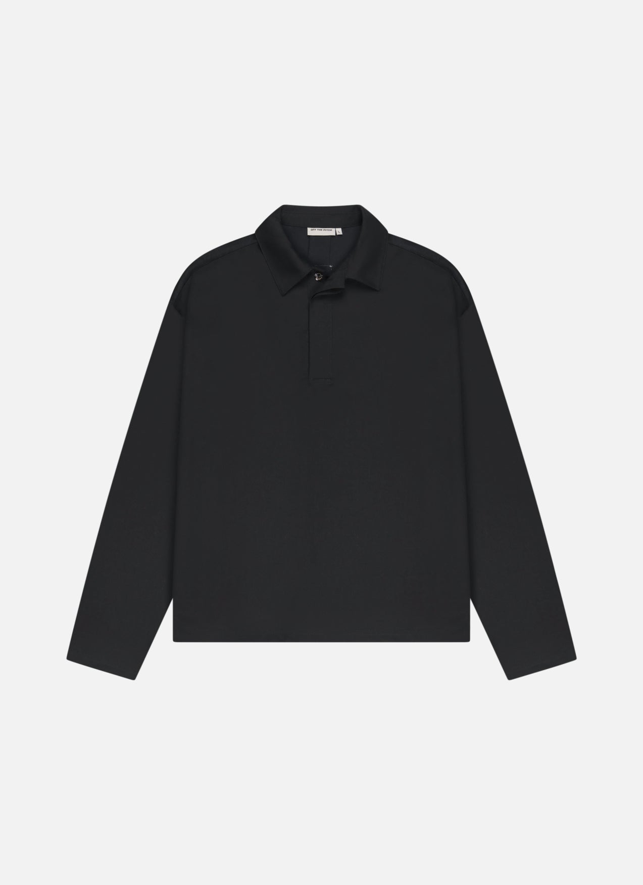 Satin Panel Shirt | Black