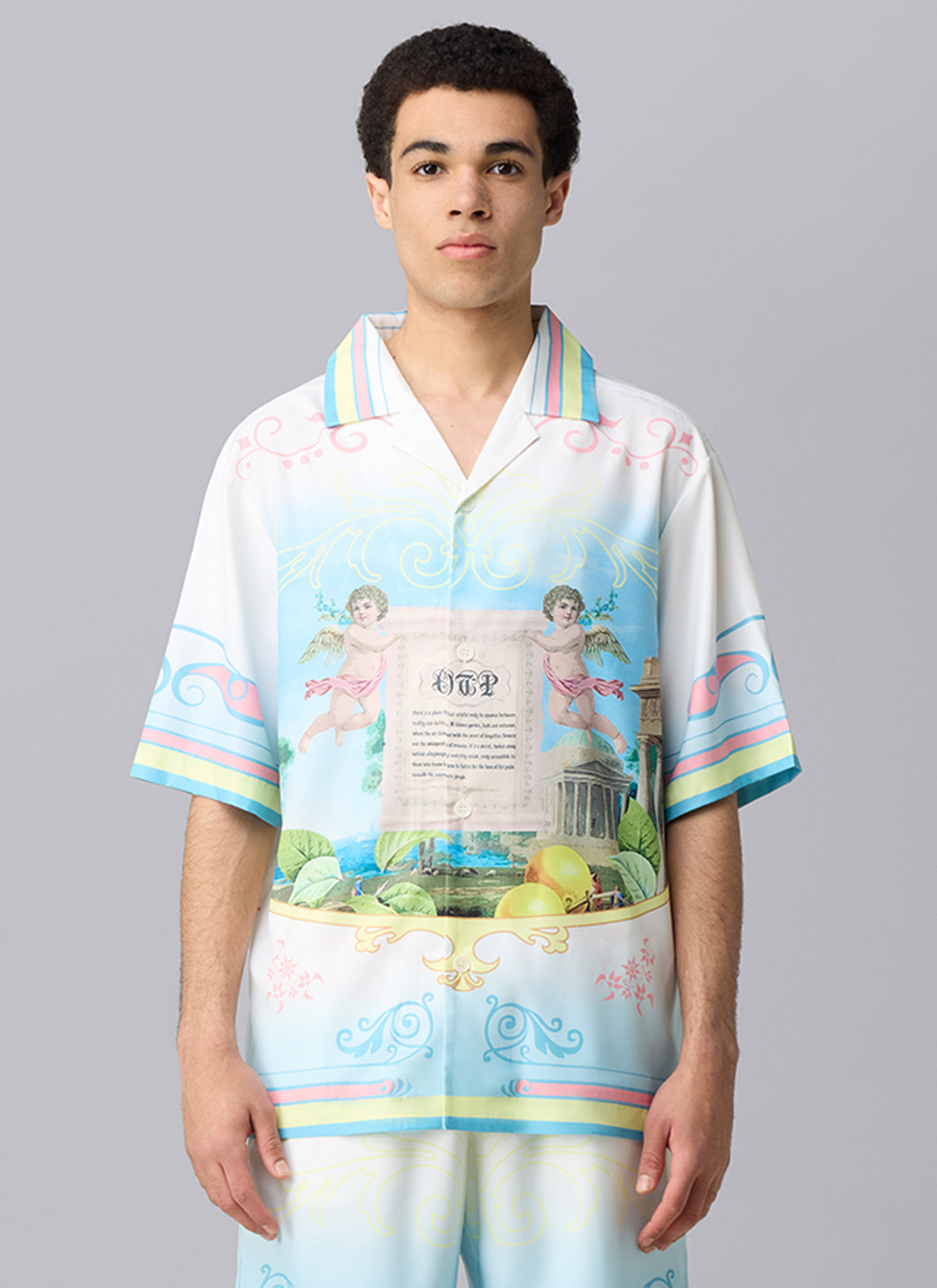 Camisa de satén Paradise | Blanca