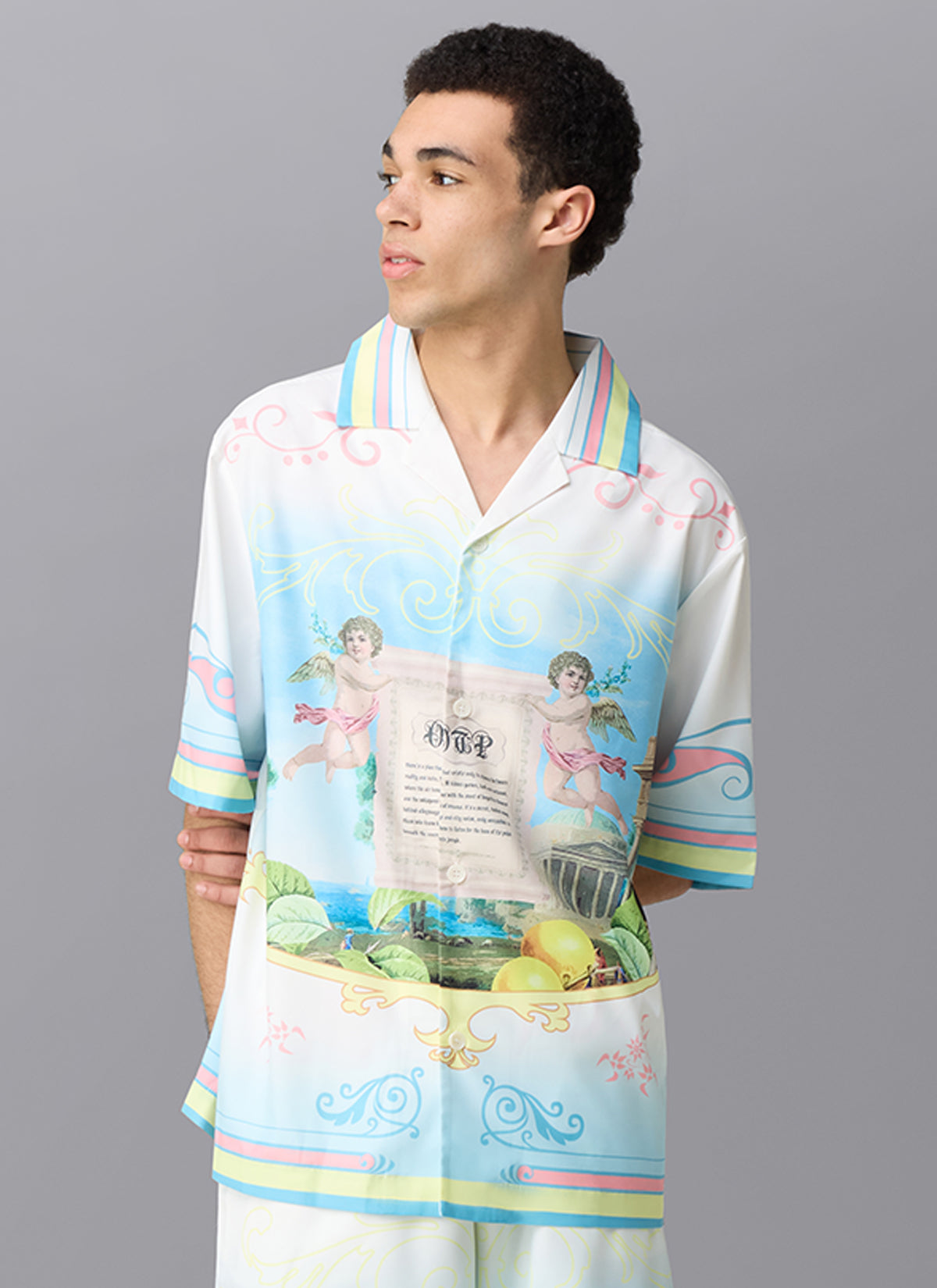 Camisa de satén Paradise | Blanca