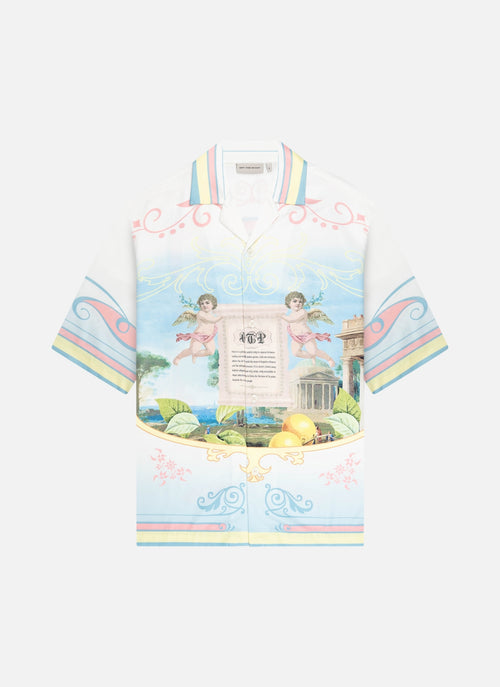 Paradise Satin Shirt | White