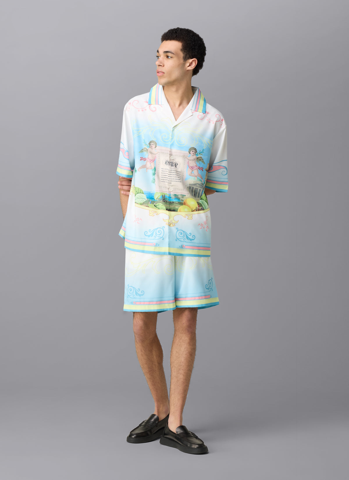 Camisa de satén Paradise | Blanca