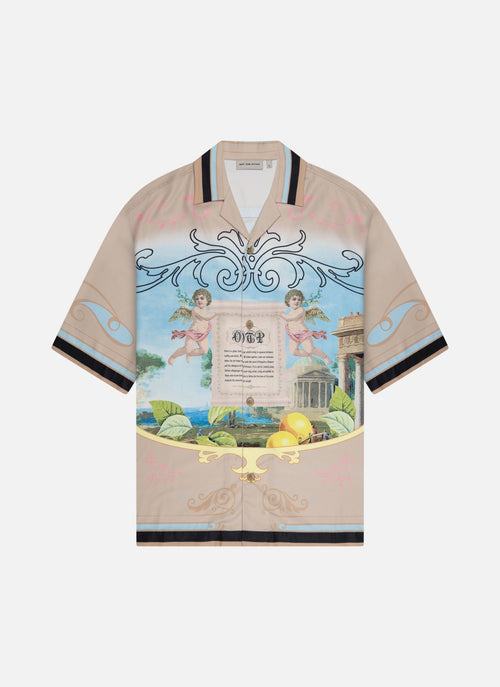 Paradise Satin Shirt | Sand