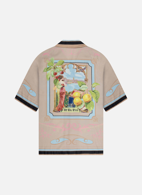 Paradise Satin Shirt | Sand