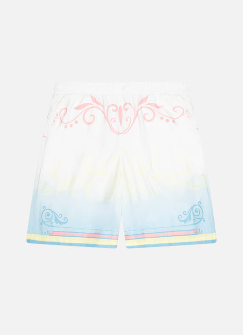 Paradise Satin Shorts | White