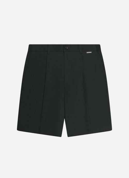 Pleated Marais Shorts | Negro