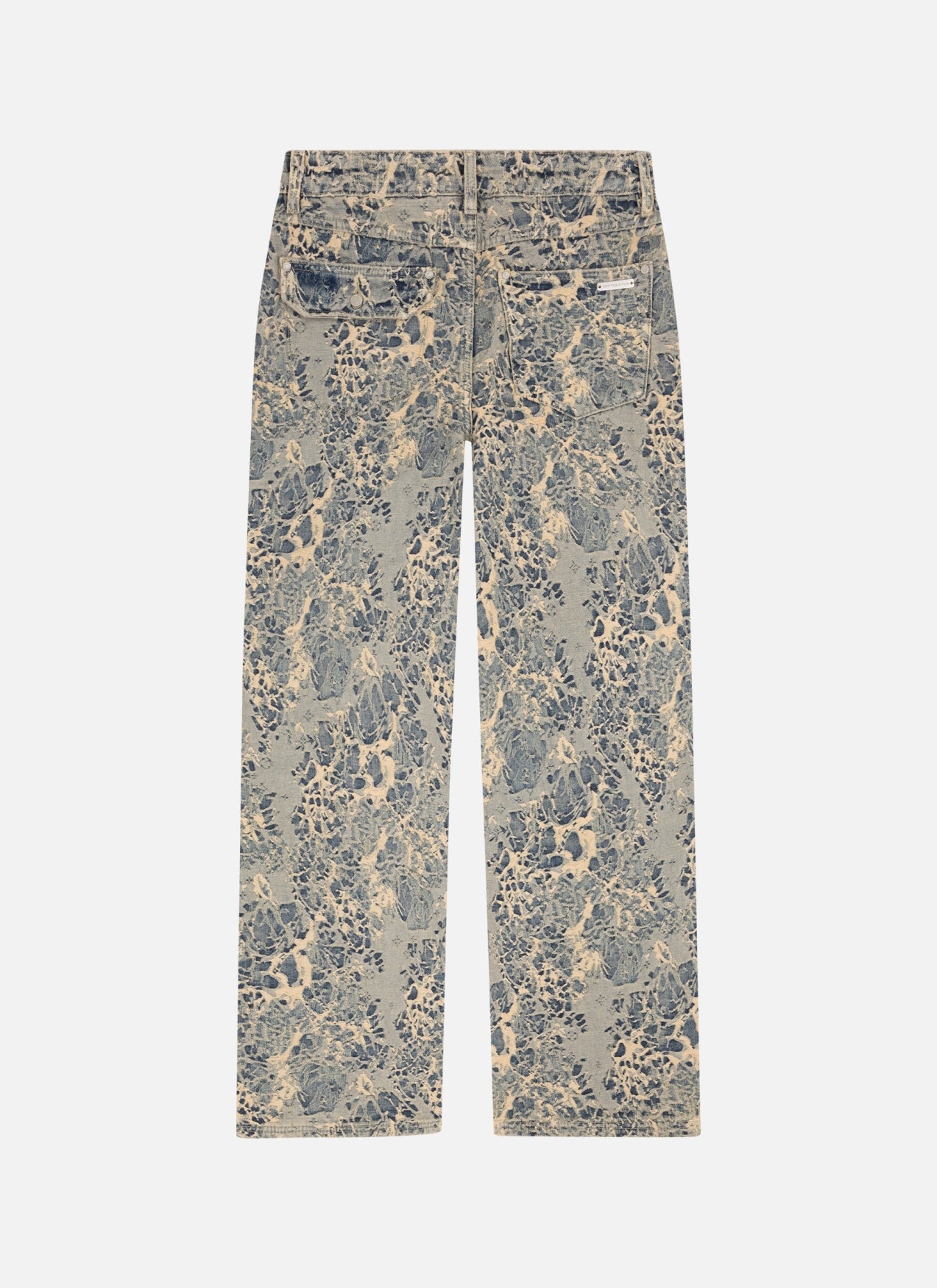 Jacquard Denim Jeans | Dusty Blue – Off The Pitch