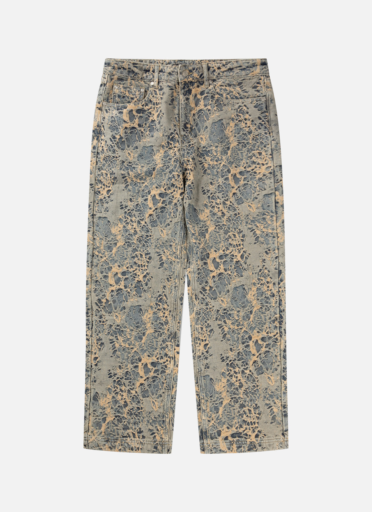 Jacquard Denim Jeans | Dusty Blue – Off The Pitch