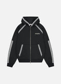 Adorment Zip Hood | Black