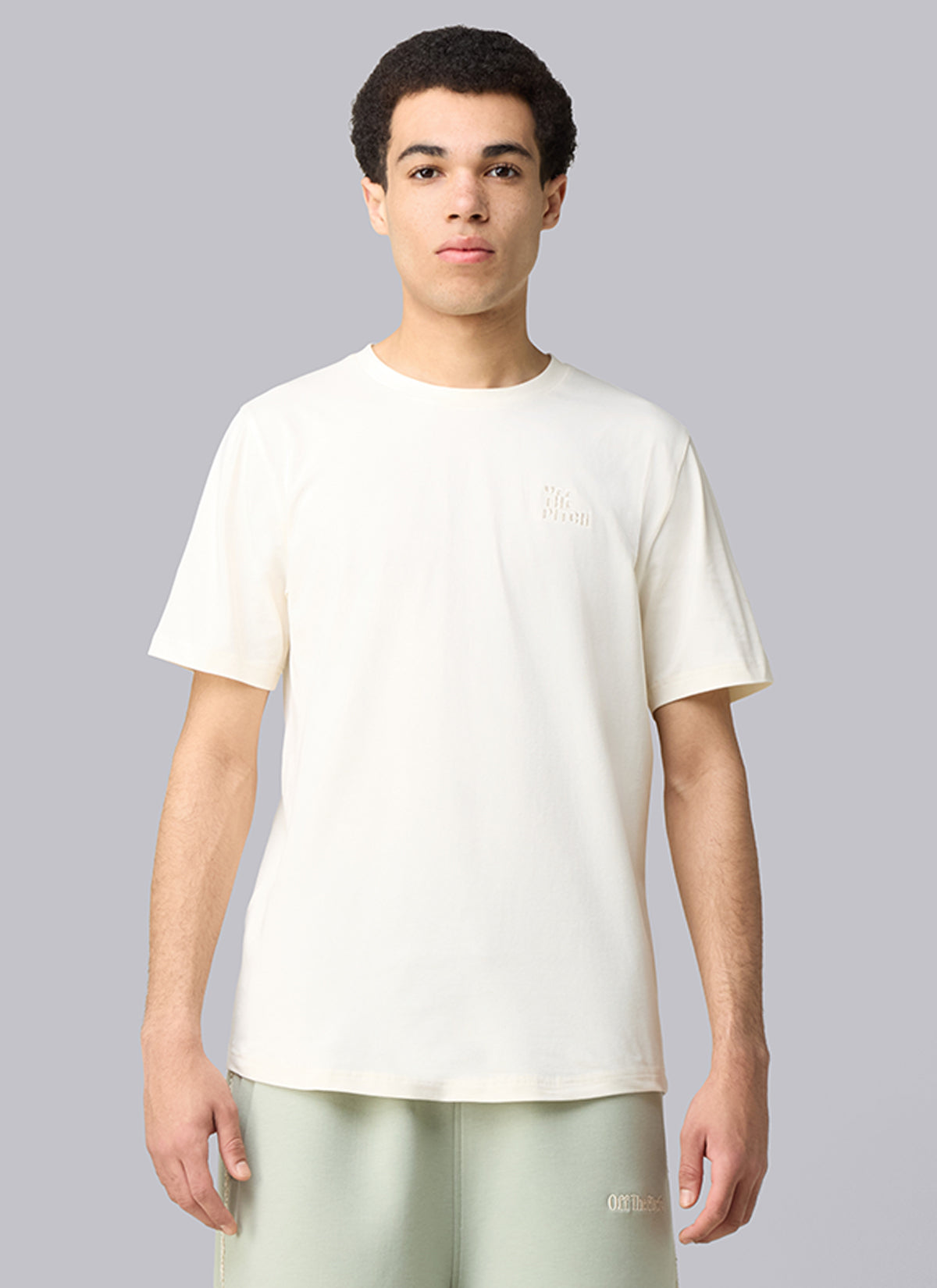 Camiseta ajustada Blossom | Blanco roto