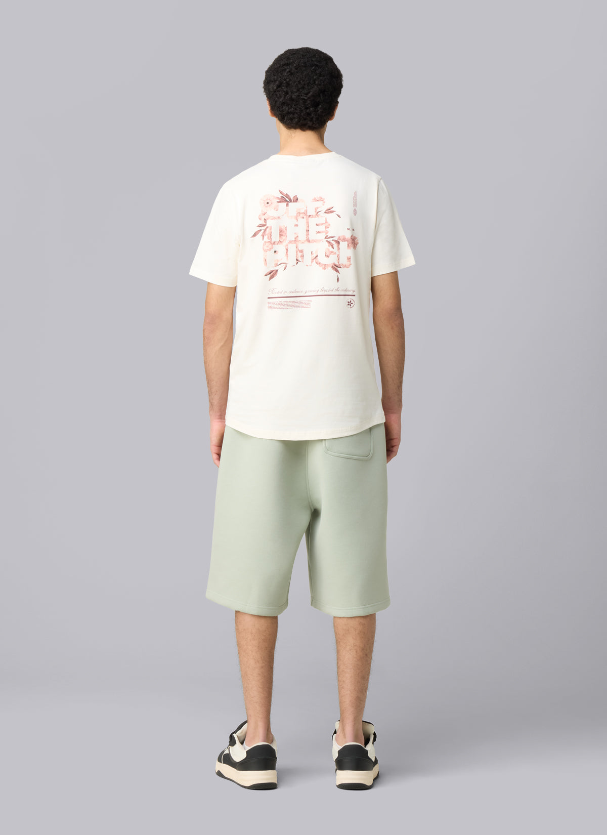 Camiseta ajustada Blossom | Blanco roto