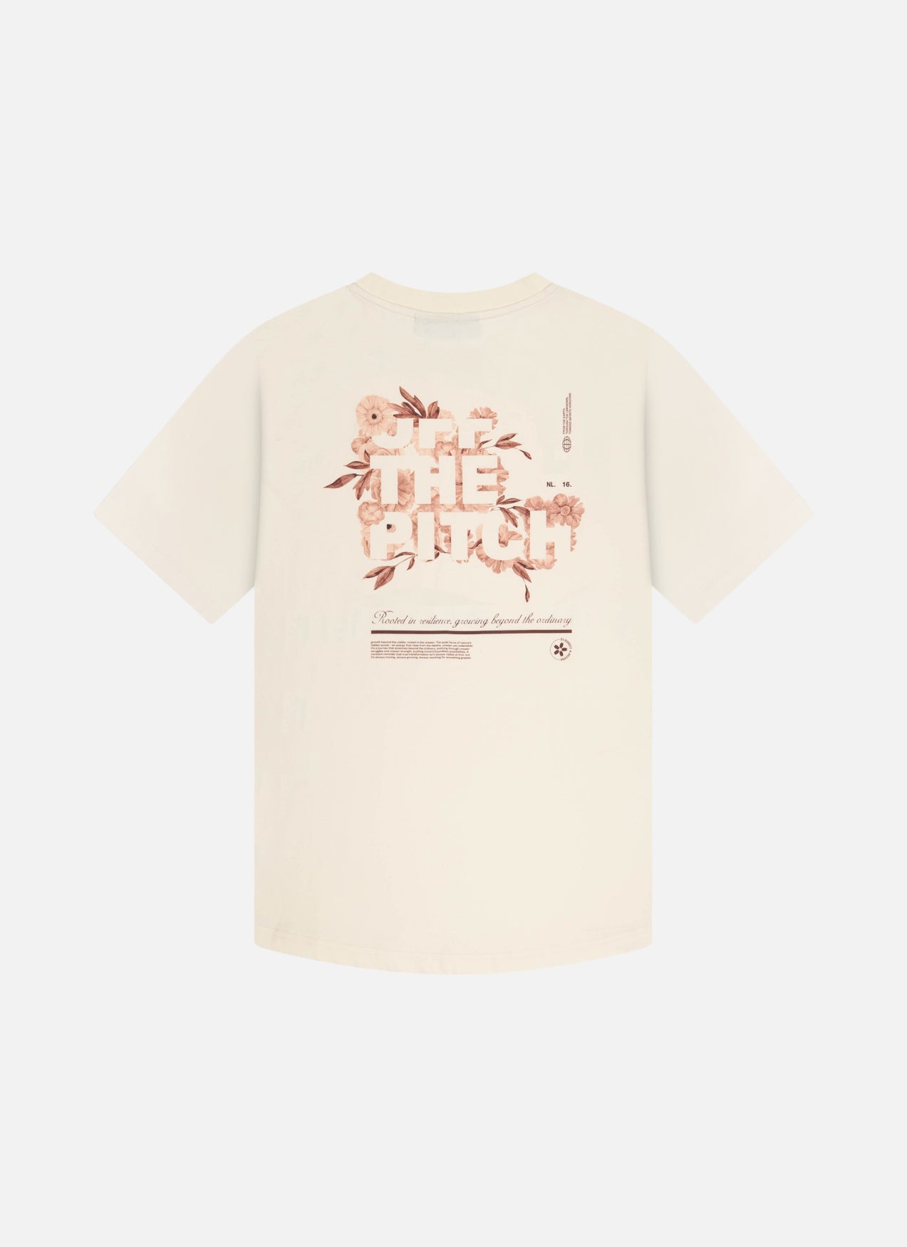 Camiseta ajustada Blossom | Blanco roto