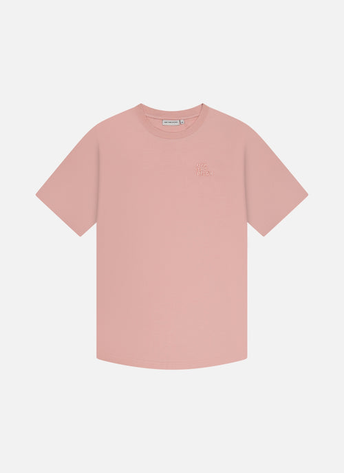 Blossom Slim Fit Tee | Misty Rose