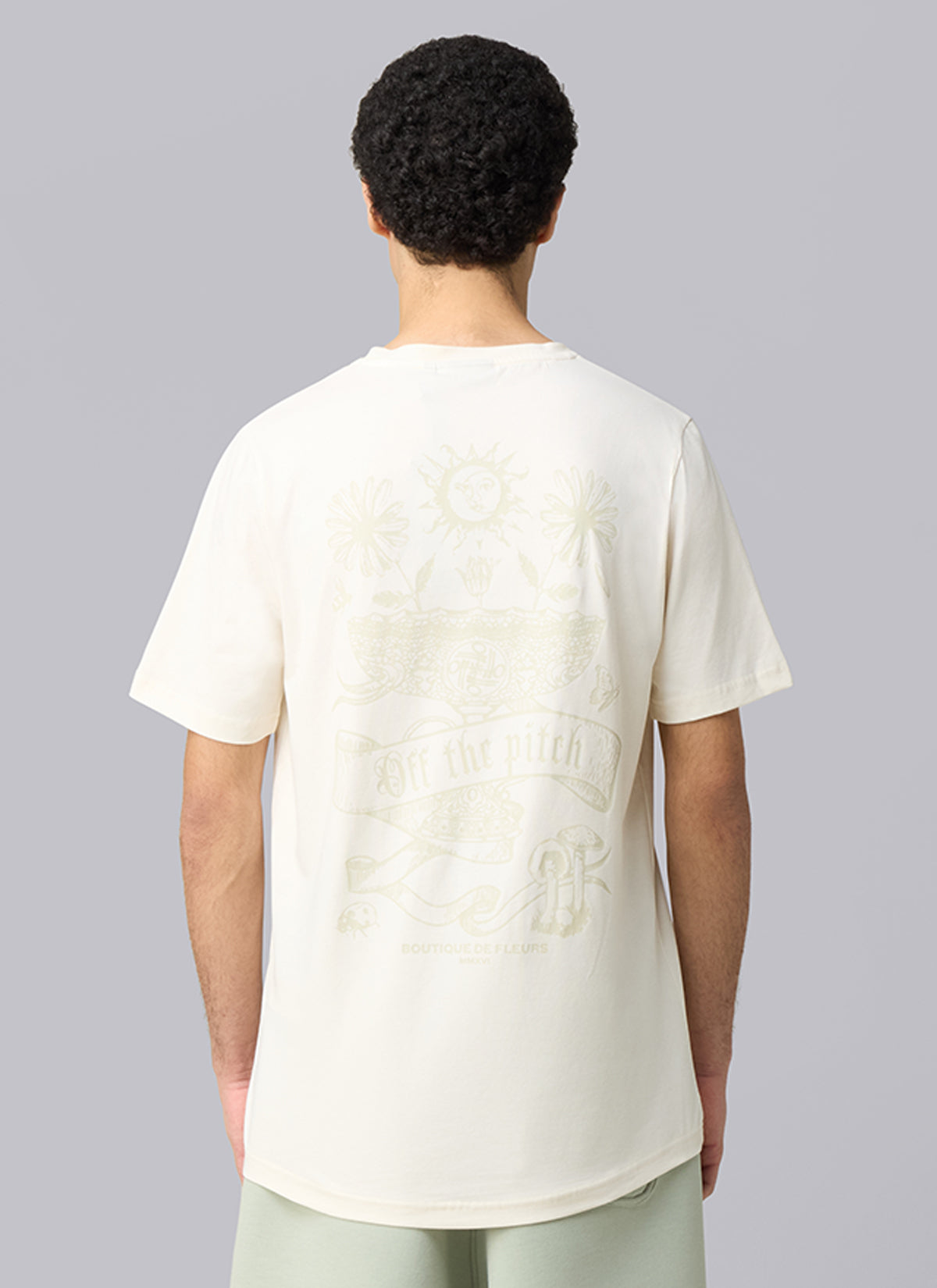 Botanic Slim Fit Tee | Off White
