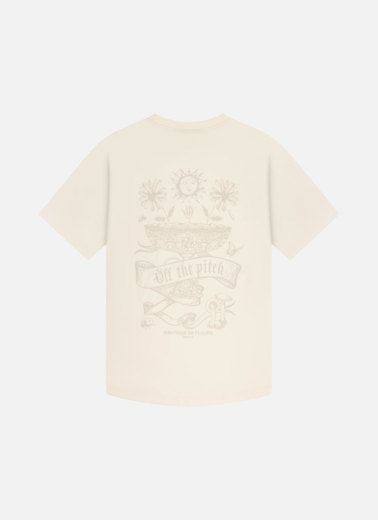 Botanic Slim Fit Tee | Off White