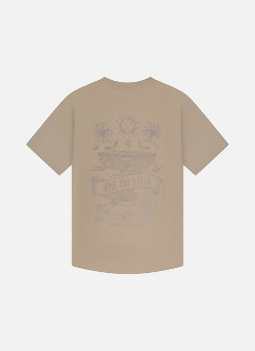 Botanic Slim Fit Tee | Sand