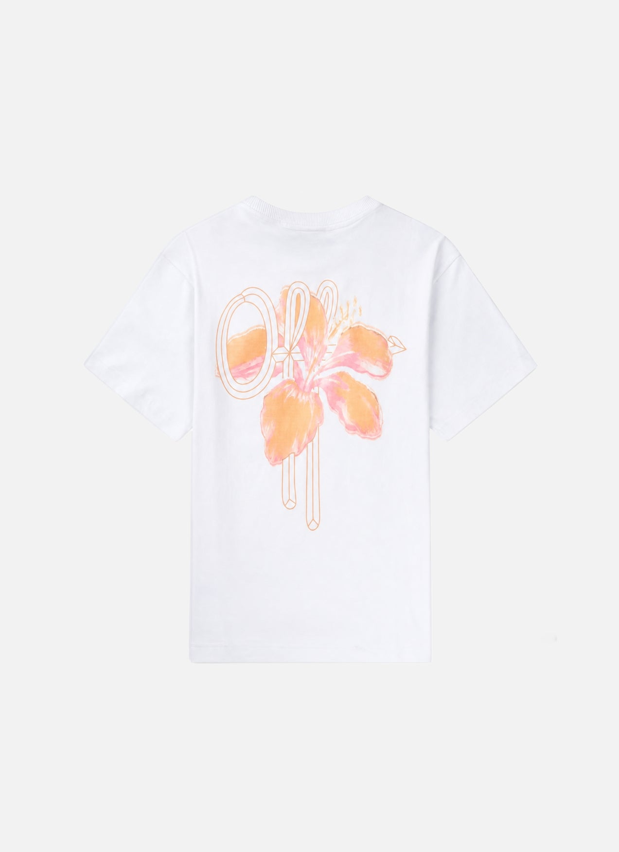 Corsage Loose Fit Tee | Blanco