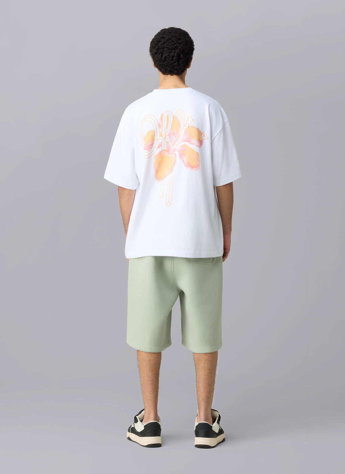 Corsage Loose Fit Tee | Blanco