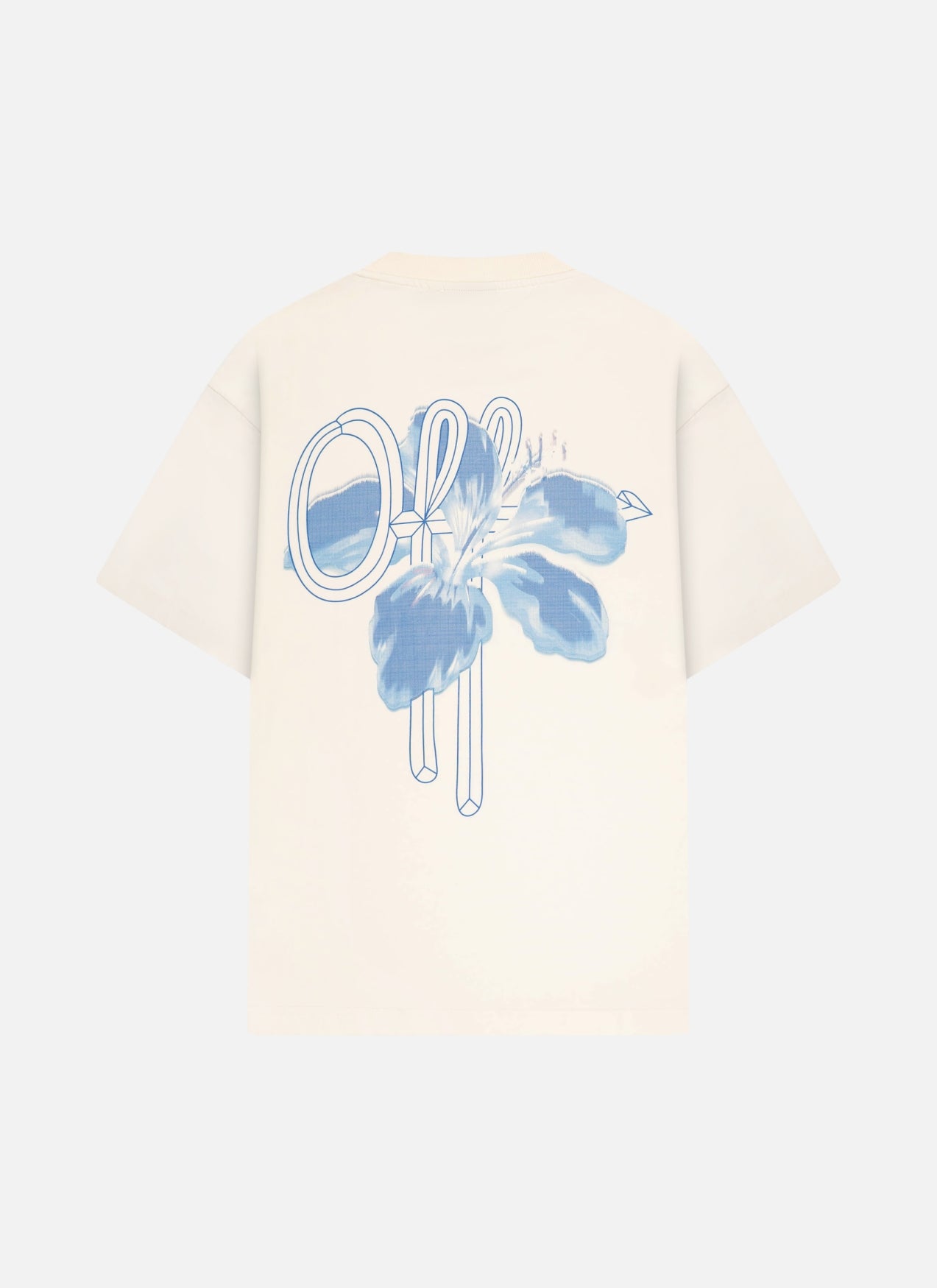 Corsage Loose Fit Tee | Off White