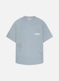 Filigrain Oversized Fit Tee | Noche azul