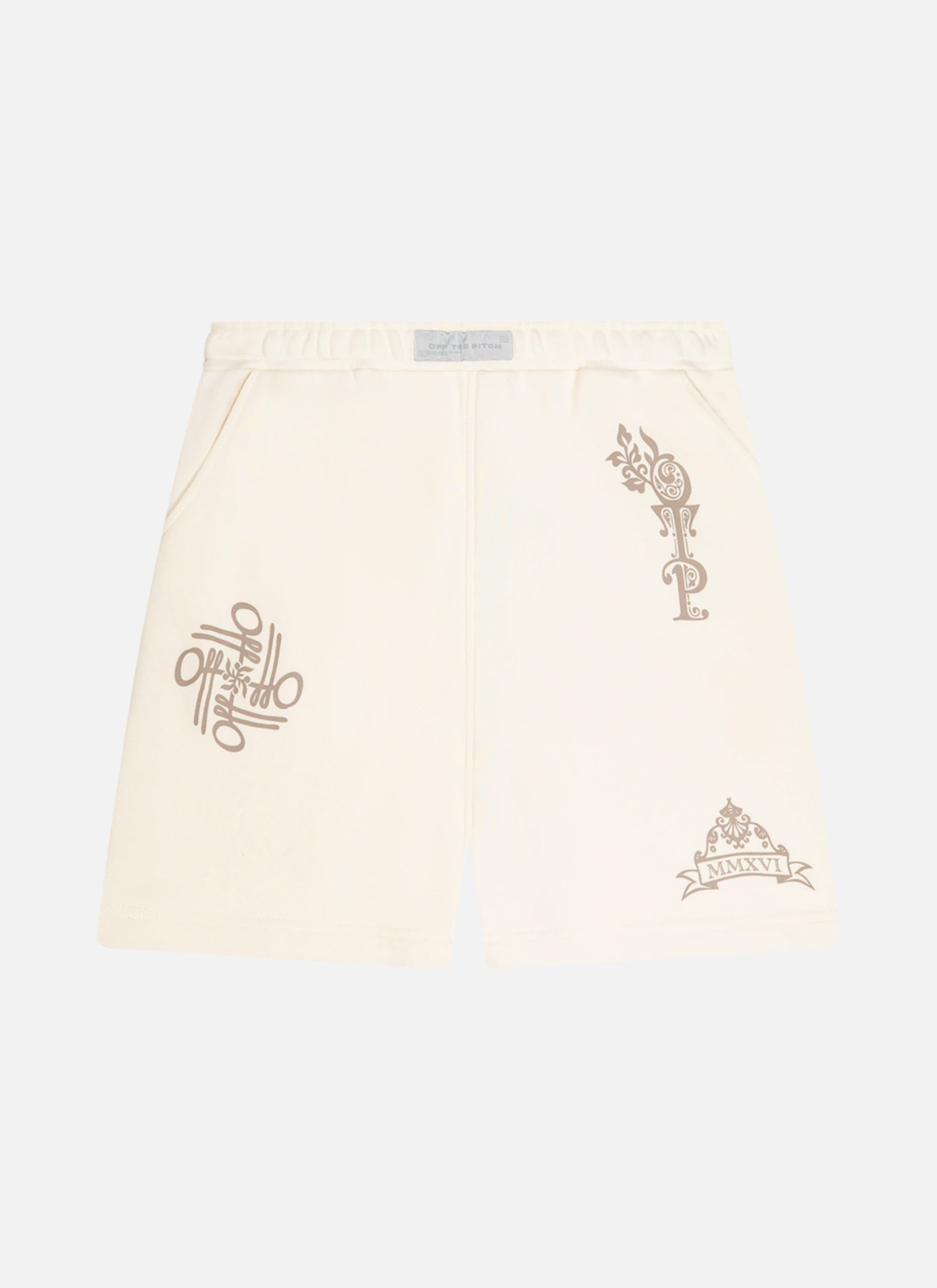 Pantalón corto filigrana | Blanco roto