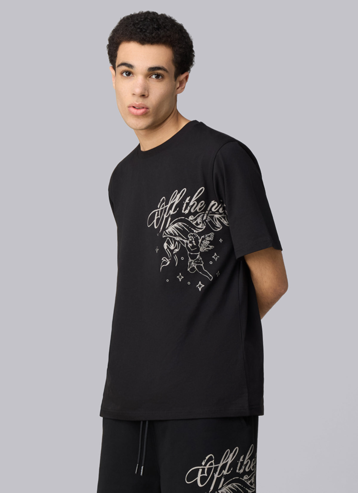 Guardian Regular Fit Tee | Black
