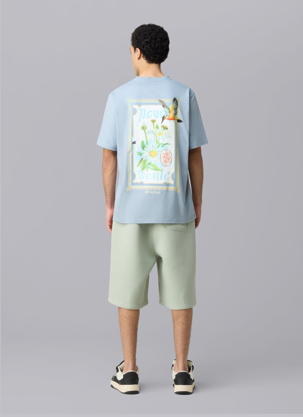 Never Settle Regular Fit Tee | Blue Nights