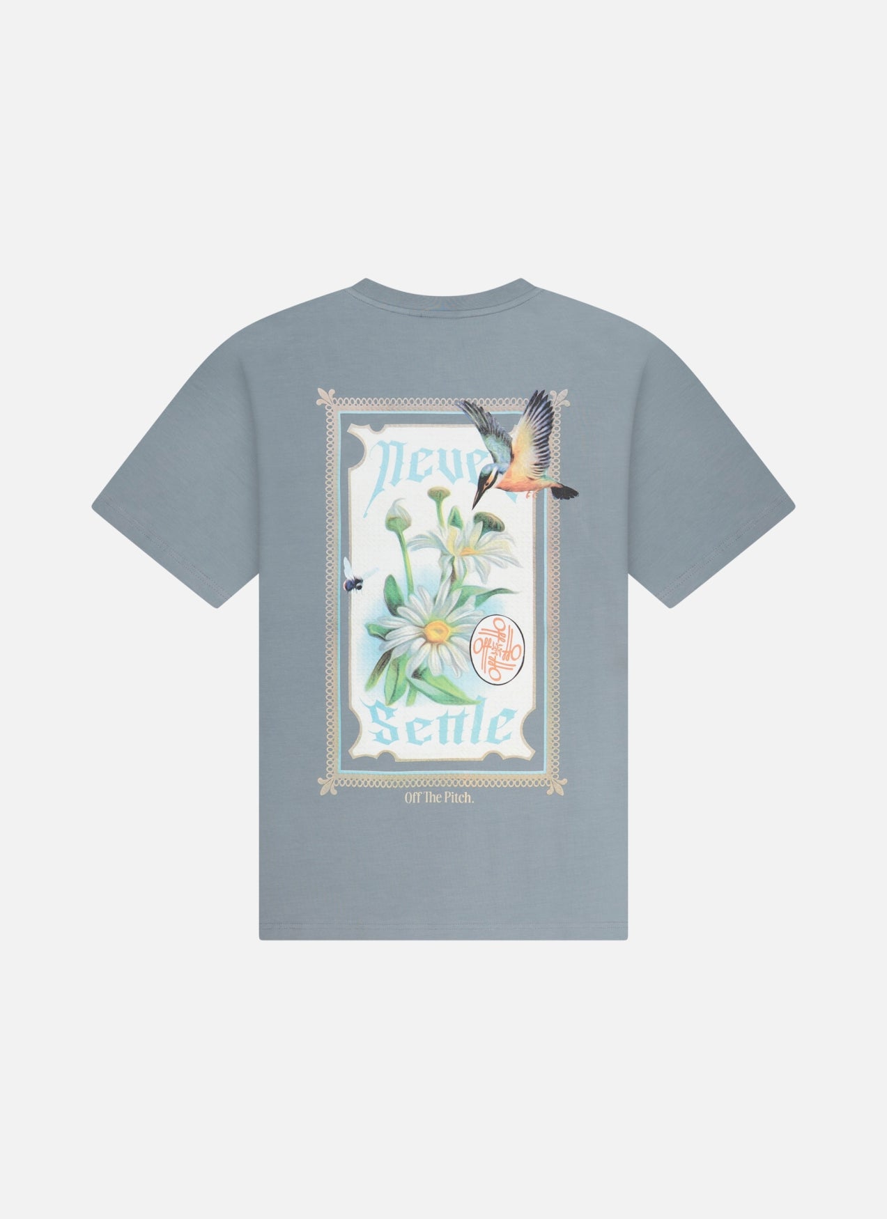 Never Settle Regular Fit Tee | Blue Nights