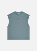 Sage Sleeveless Tee | Azul cielo claro