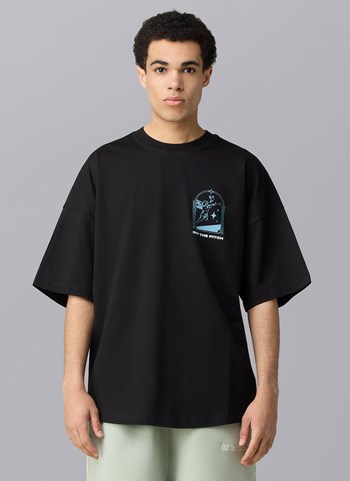 Passage Oversized Fit Tee | Black
