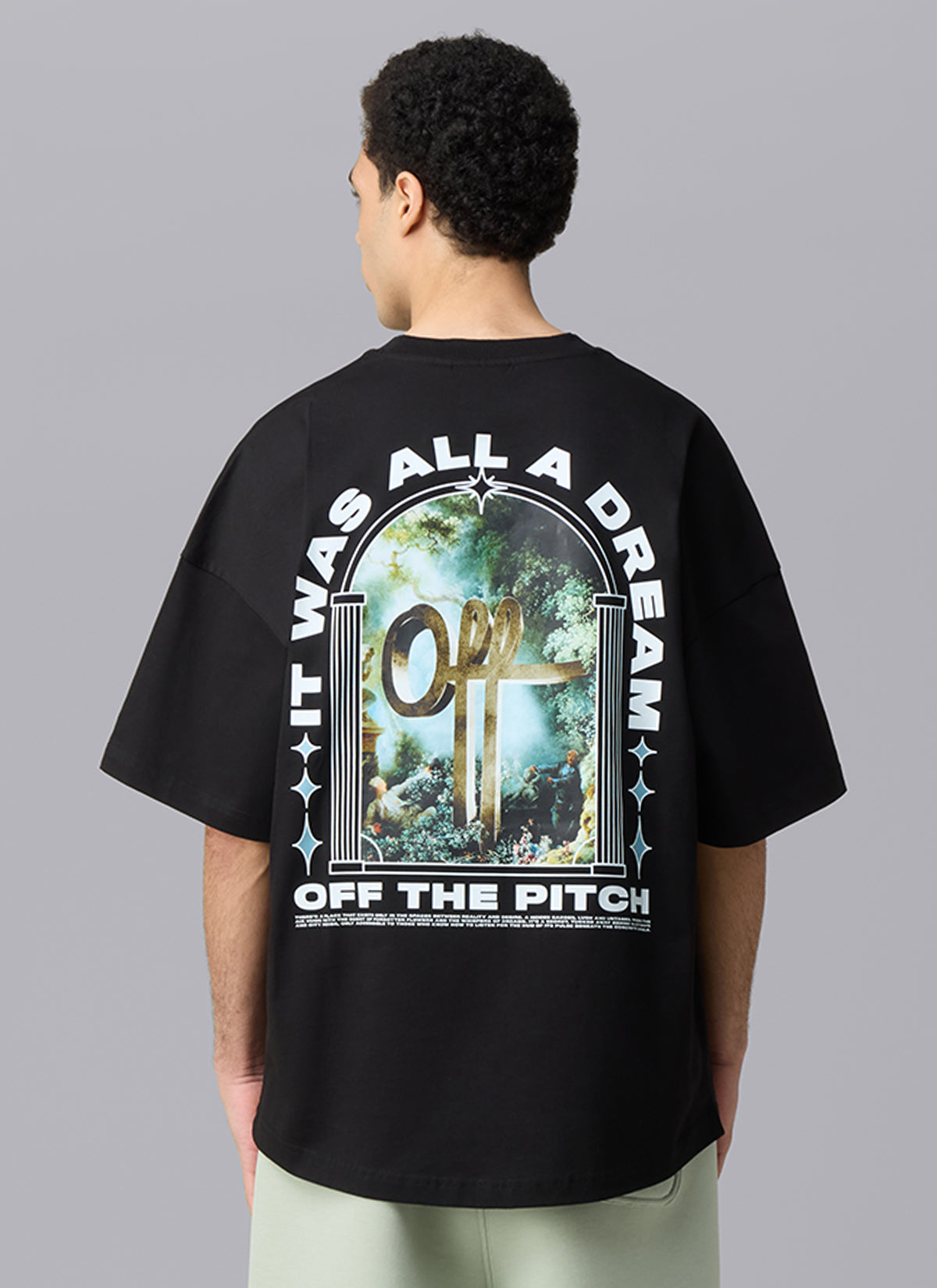 Passage Oversized Fit Tee | Black