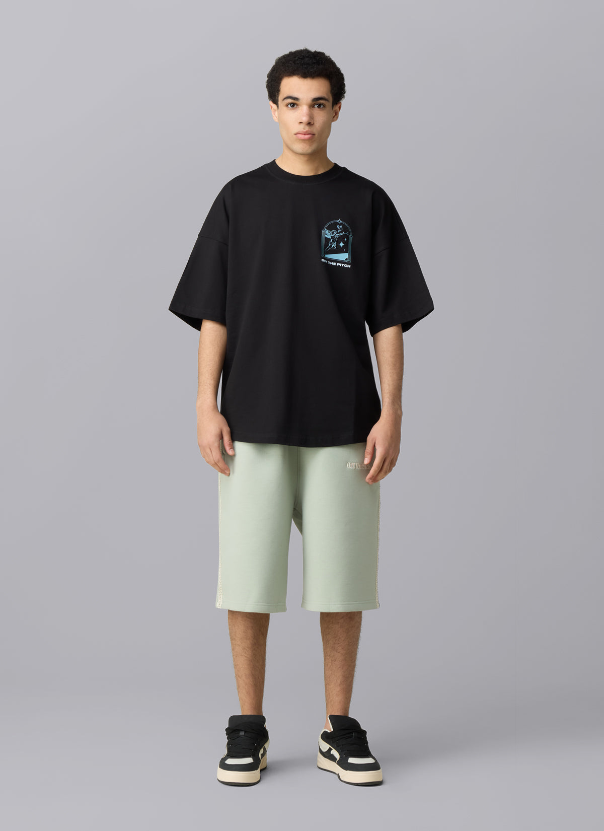 Passage Oversized Fit Tee | Black