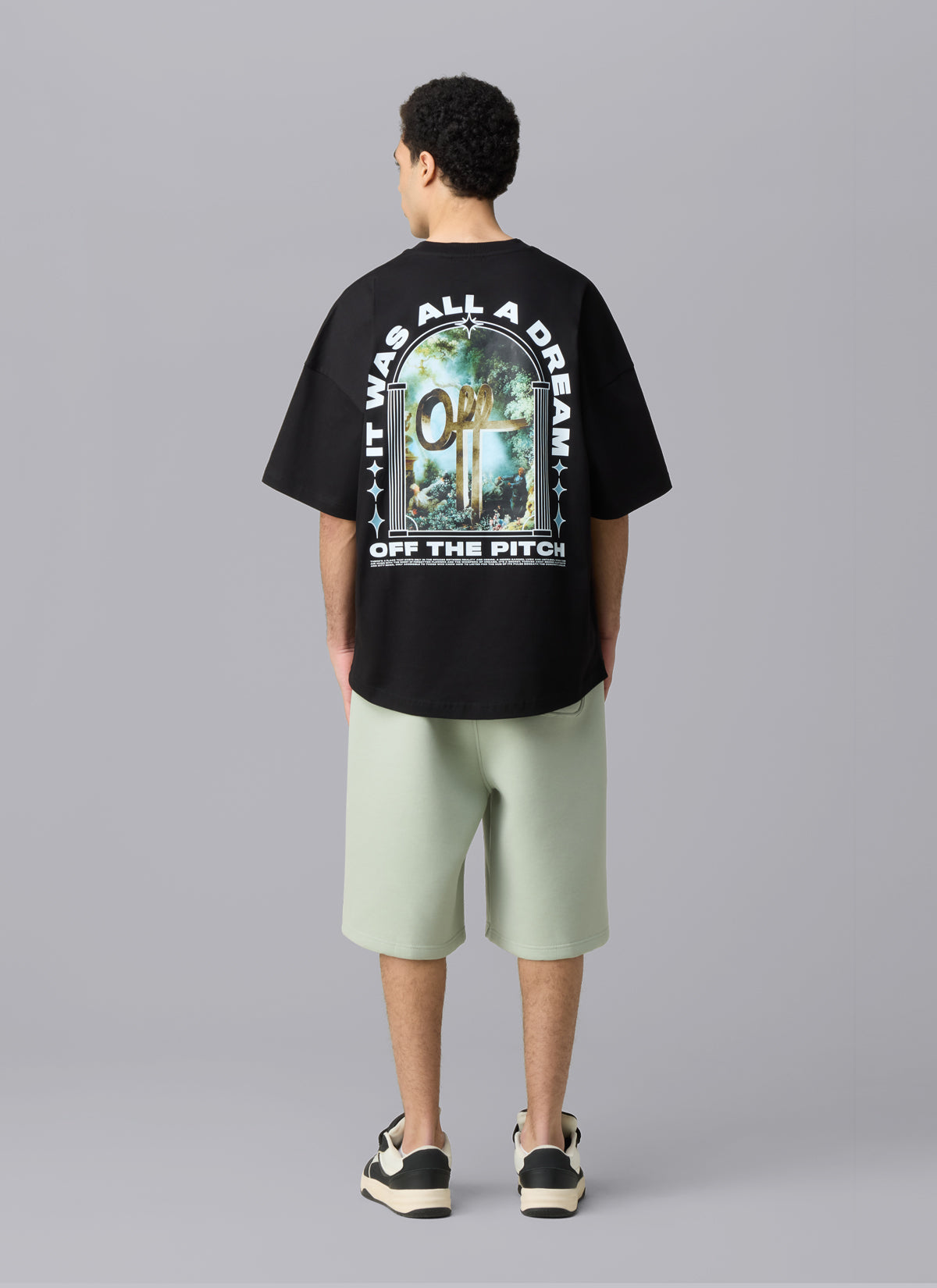 Passage Oversized Fit Tee | Black