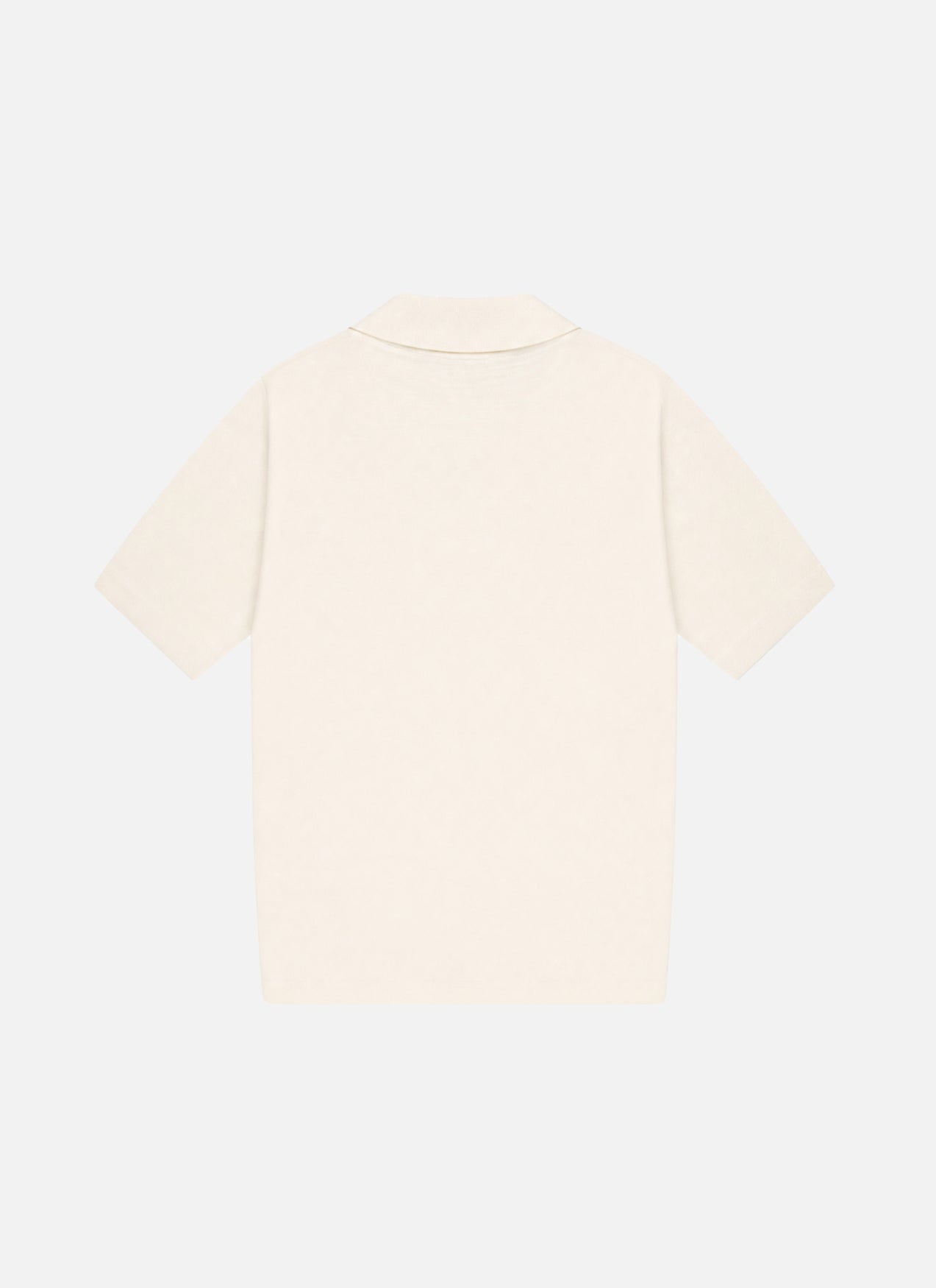 Polo extragrande básico de armario | Blanco roto