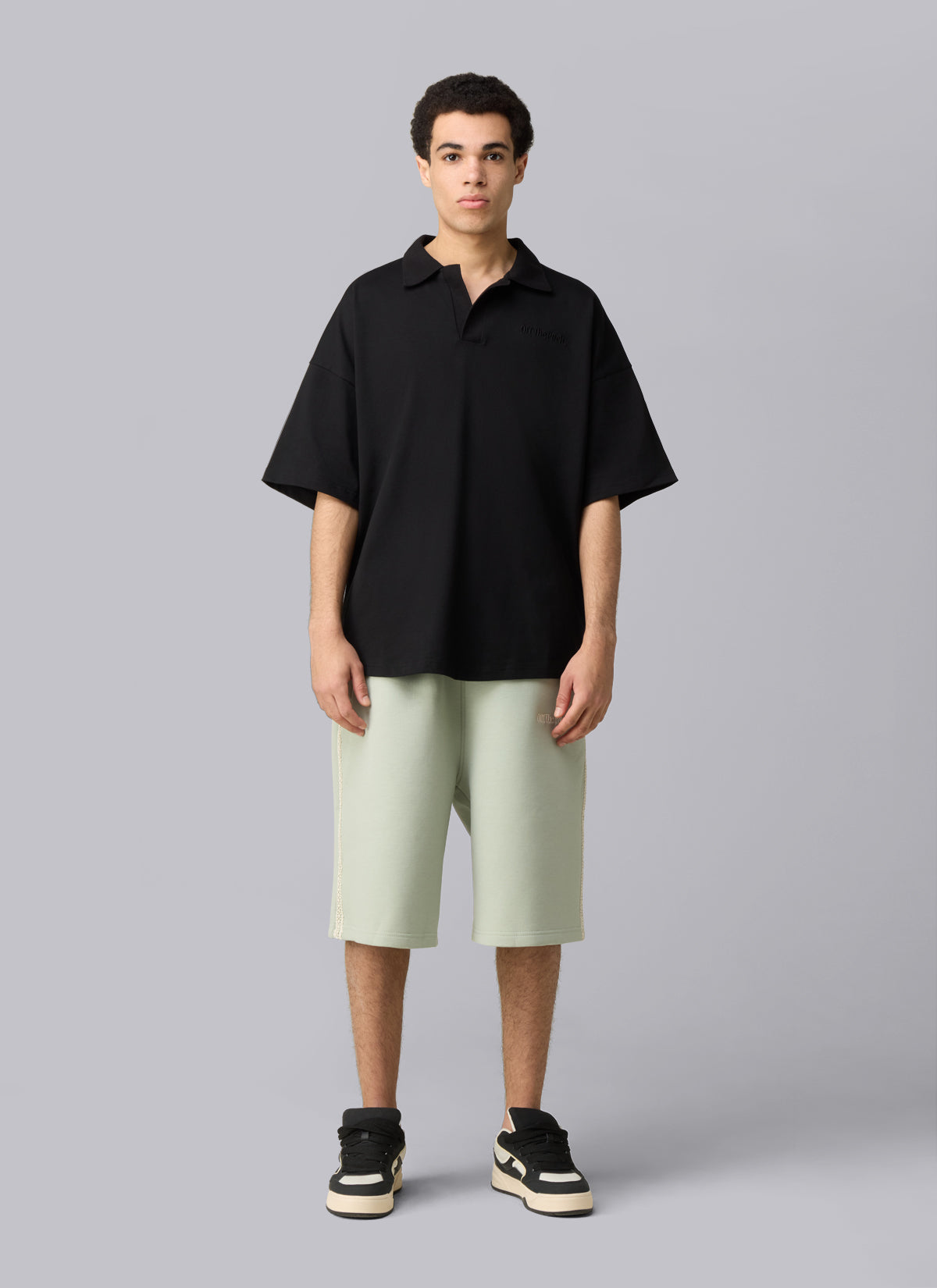 Wardrobe Essentials Oversized Polo | Black – Off The Pitch
